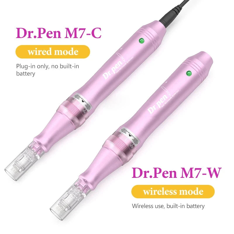 LuxeGlow M7-W Wireless Microneedling Pen