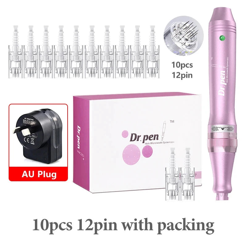 LuxeGlow M7-W Wireless Microneedling Pen